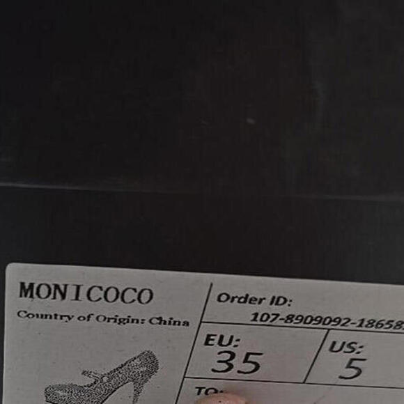 Monicoco Nude Mary Jane Closed Round‎ Toe 5 Stiletto Heels - Picture 15 of 15